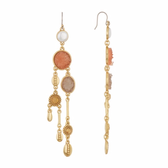 Lucky Brand Jewelry - NWT Lucky Brand • Druzy Chandelier Earrings